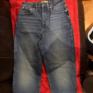 Madewell Men's Relaxed Blue Denim Jeans